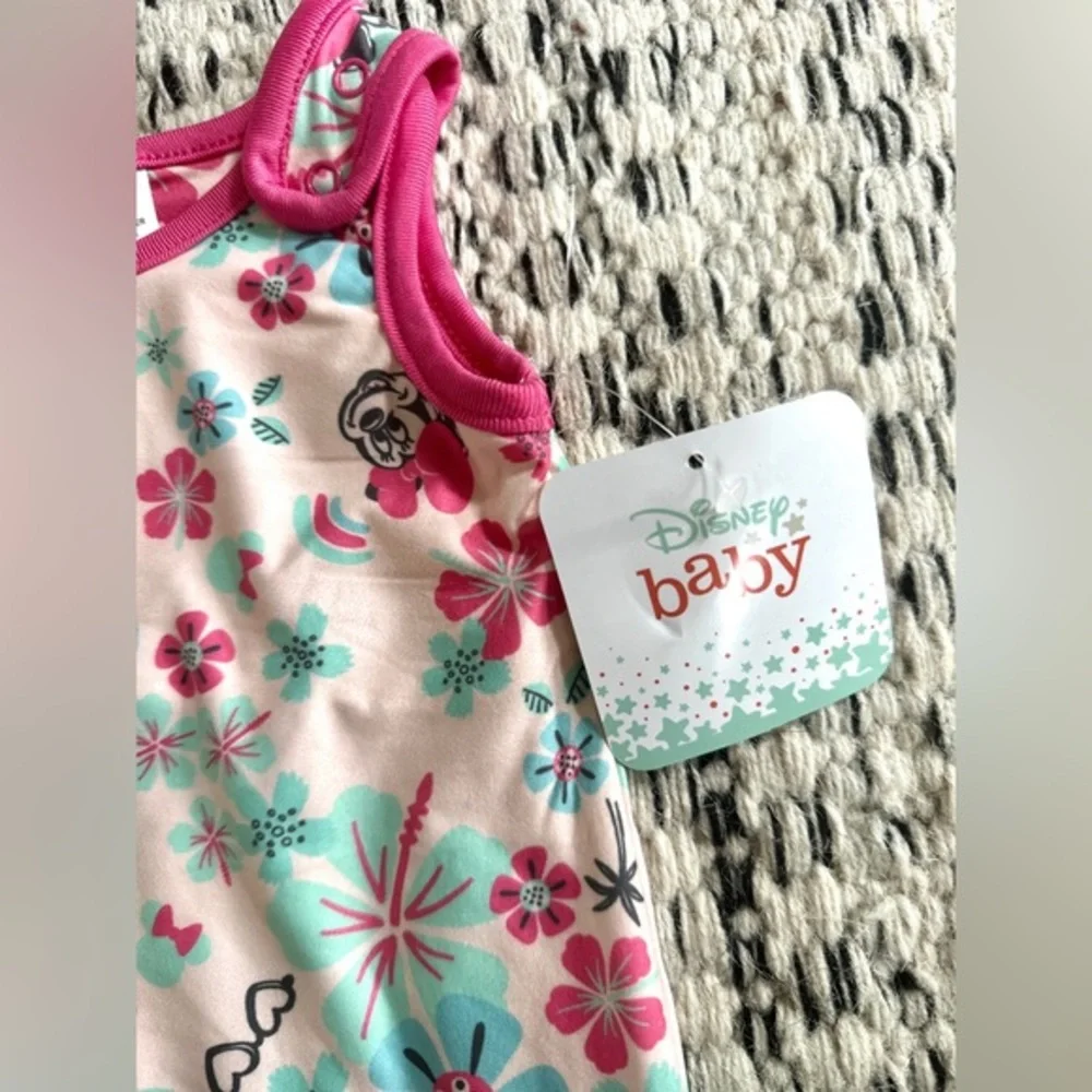 NWT Infant‎ Disney Minnie Mouse Romper 0-3 months